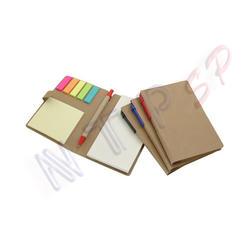 caderno com caneta e blocos adesivados - NTP Brindes